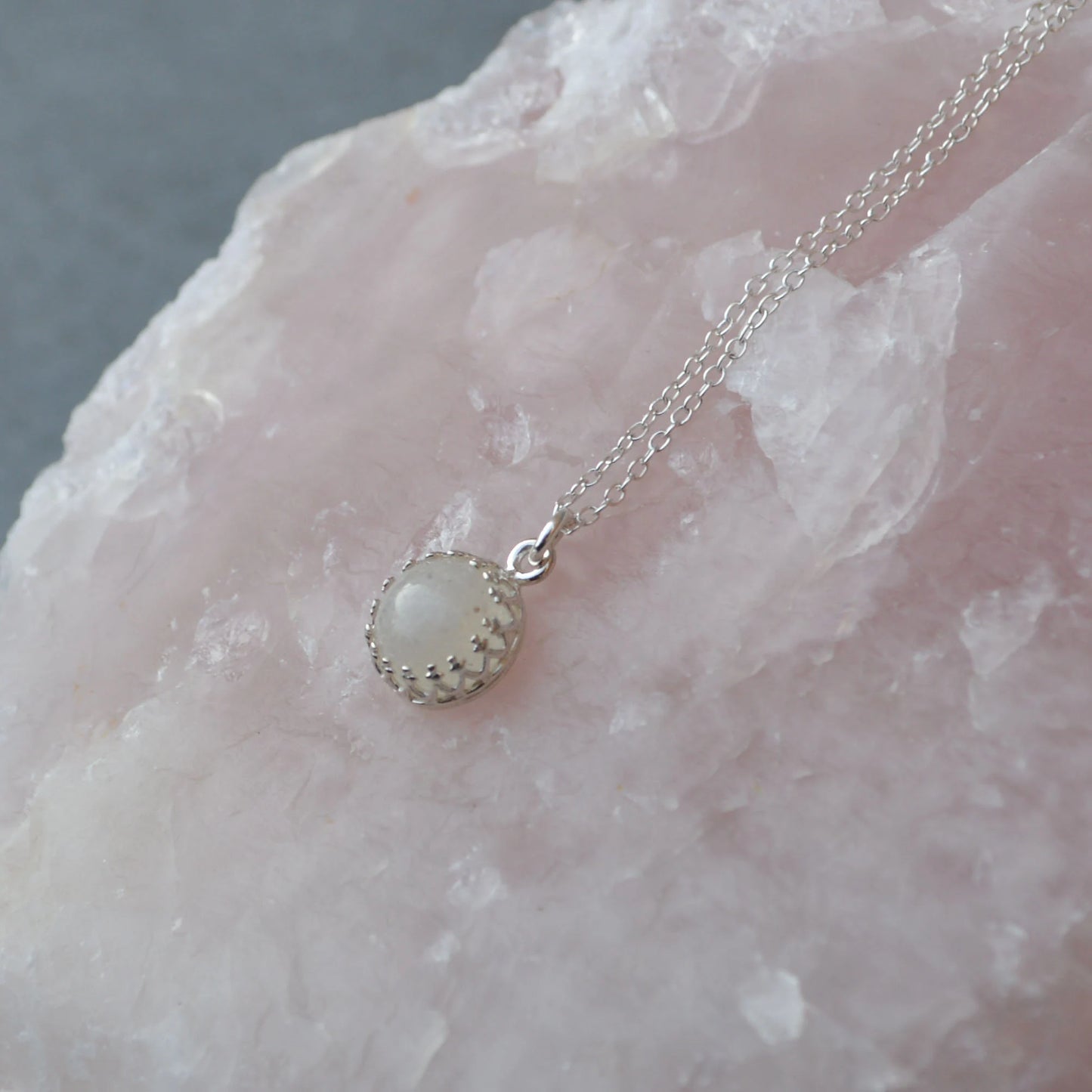Small Moondust Princess Necklace 925. Sterling Silver
