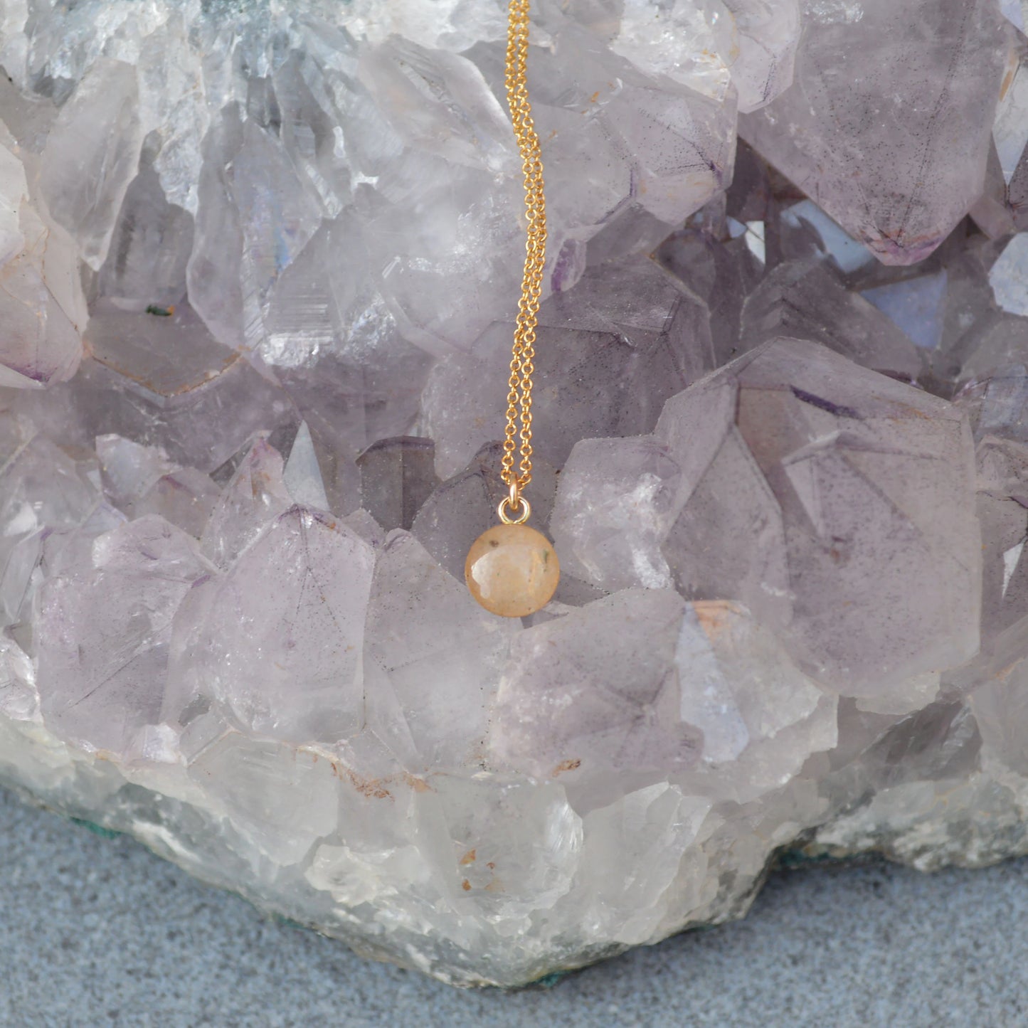 Small Moondust Necklace Gold