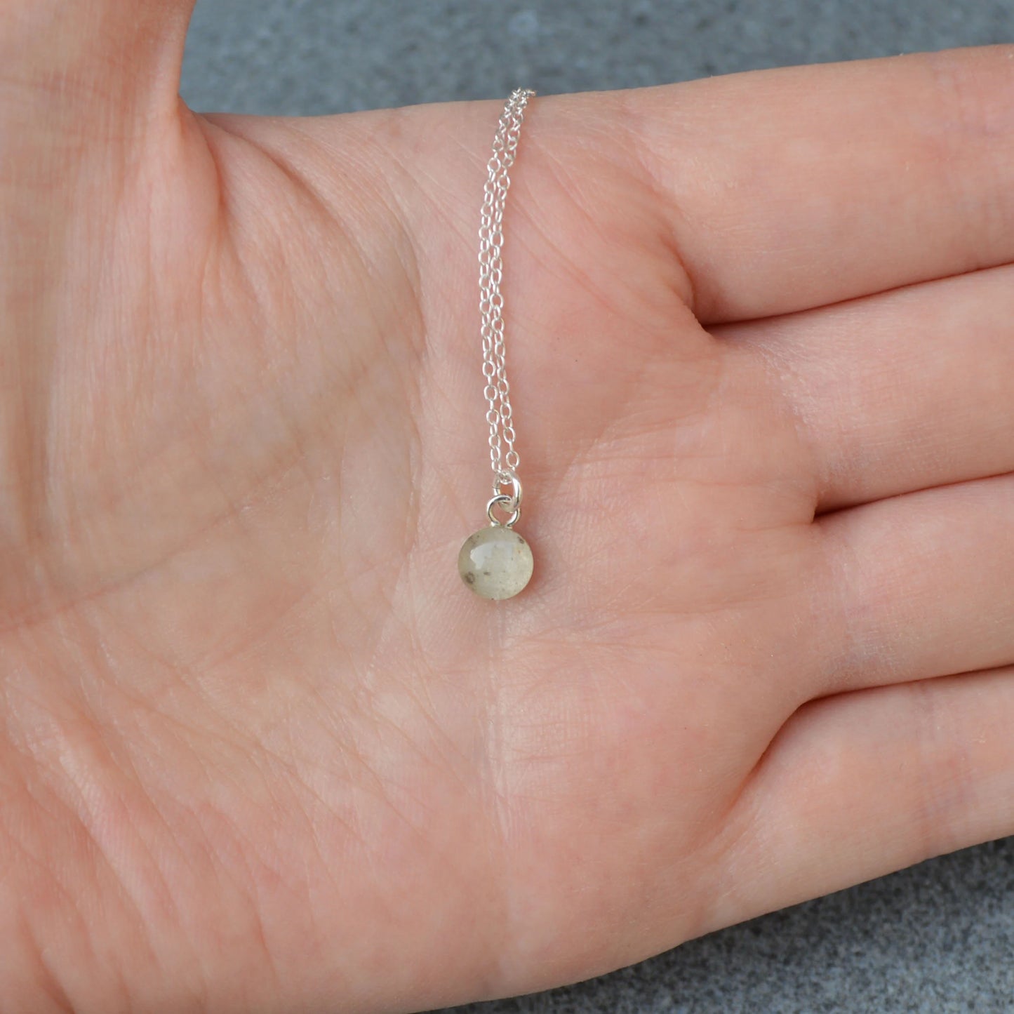 Teeny Moondust Necklace 925. Sterling Silver