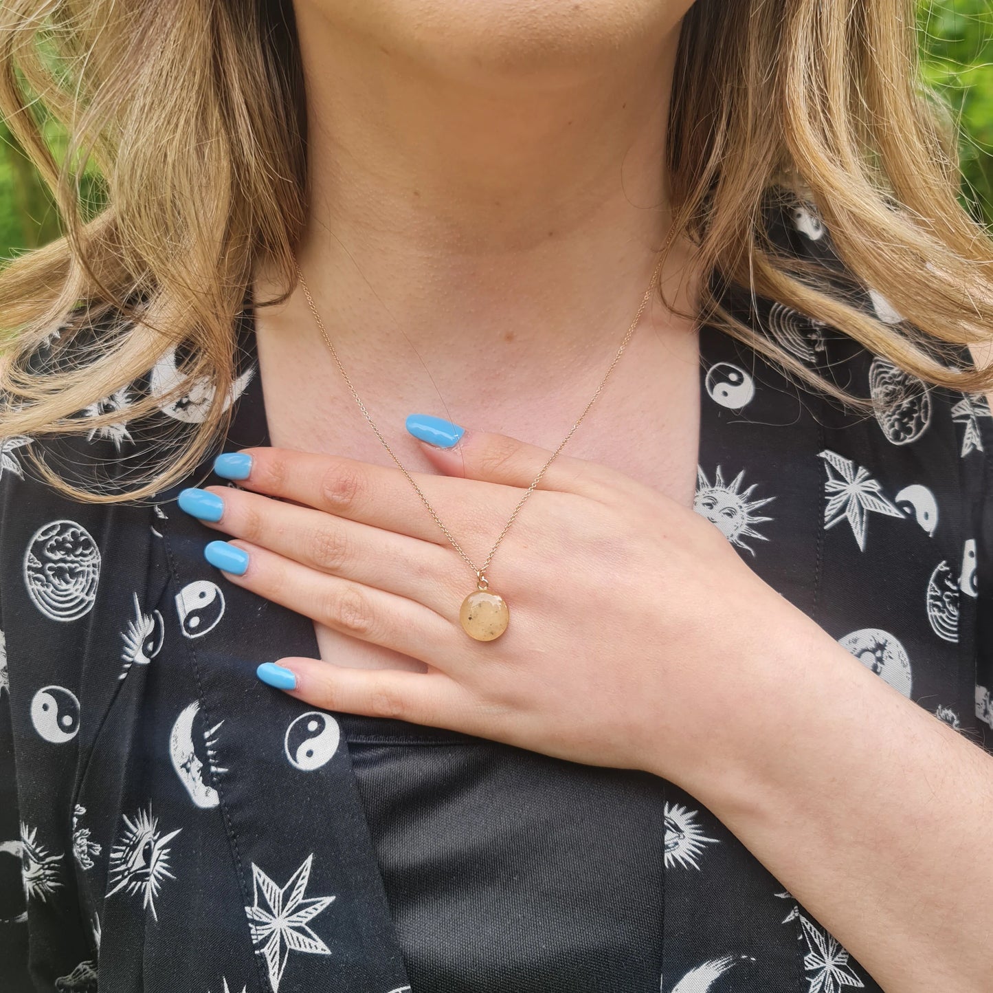 Large Moondust Necklace Gold