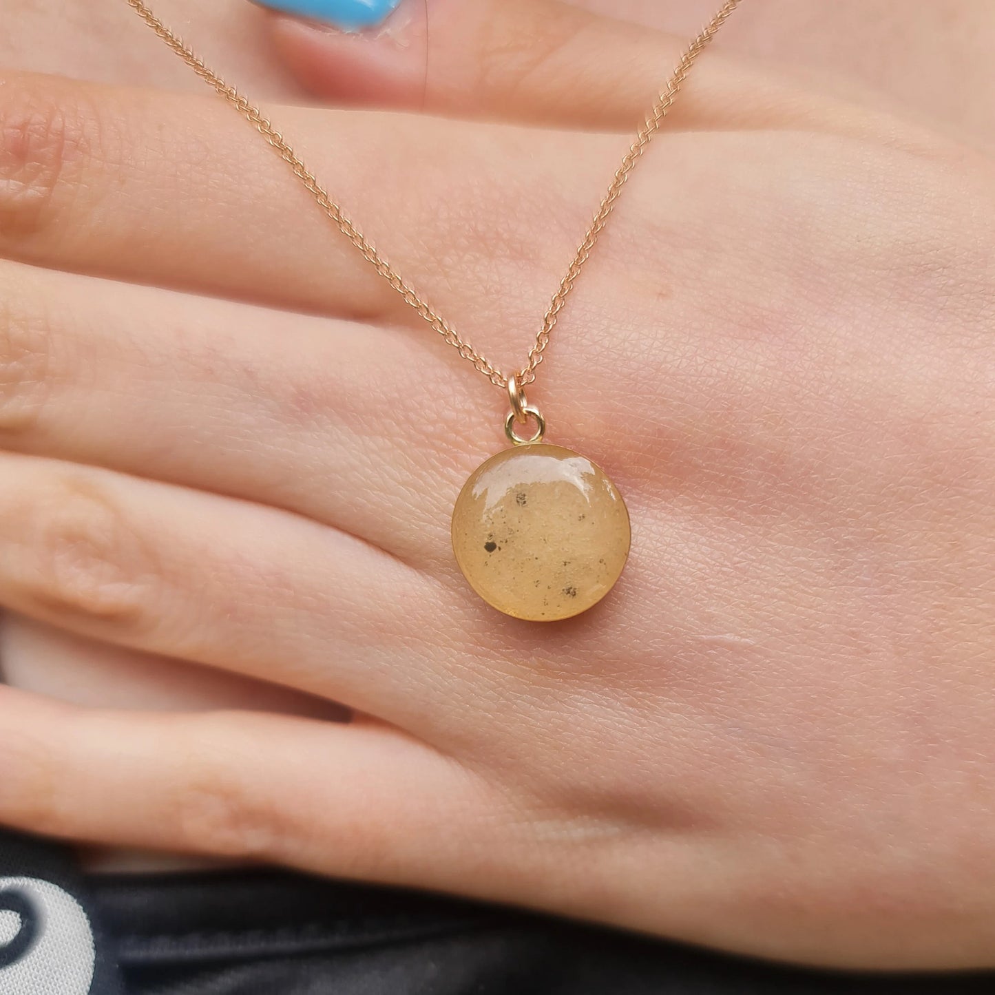 Large Moondust Necklace Gold