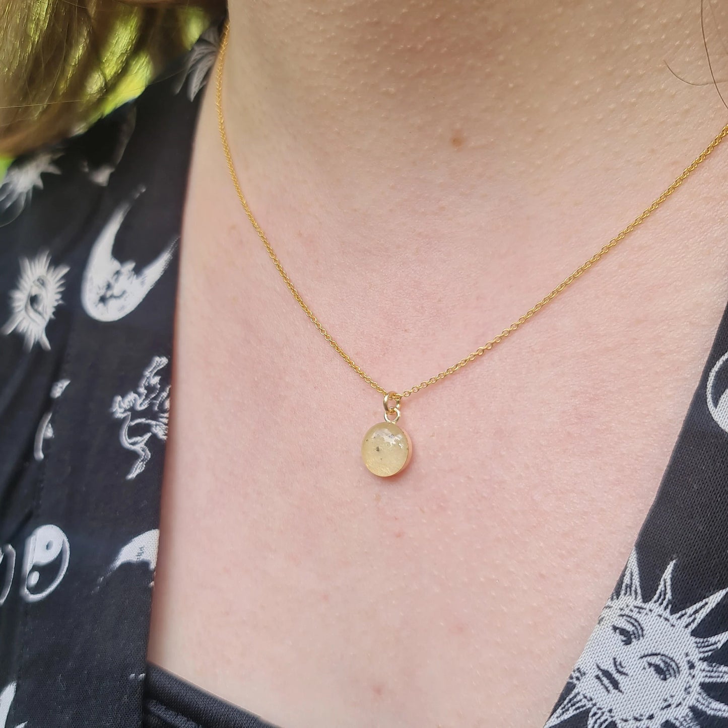 Small Moondust Necklace Gold