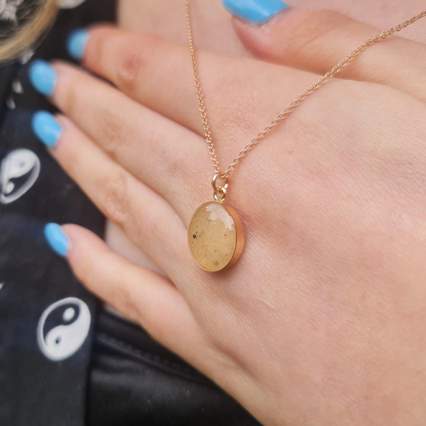 Large Moondust Necklace Gold