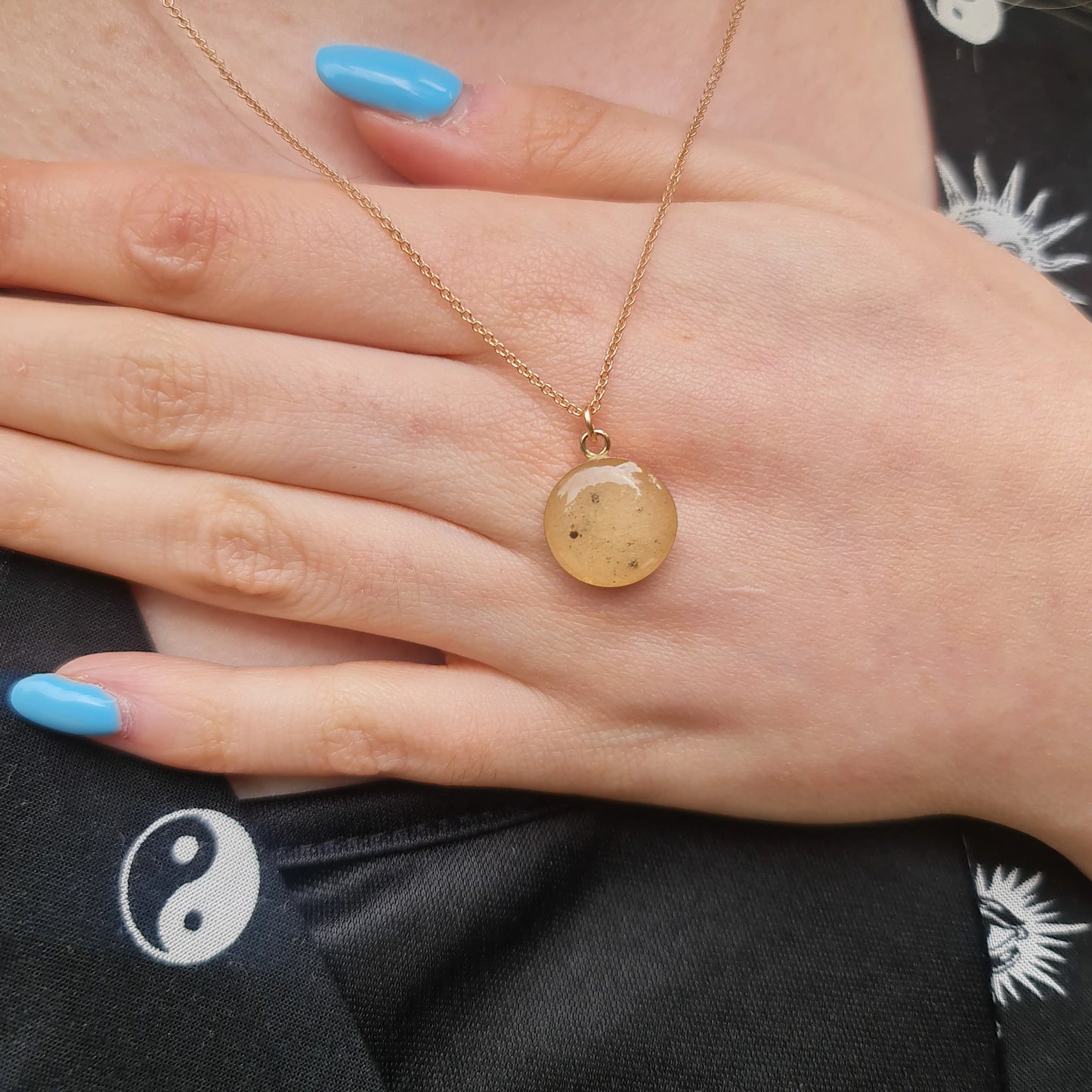 Large Moondust Necklace Gold