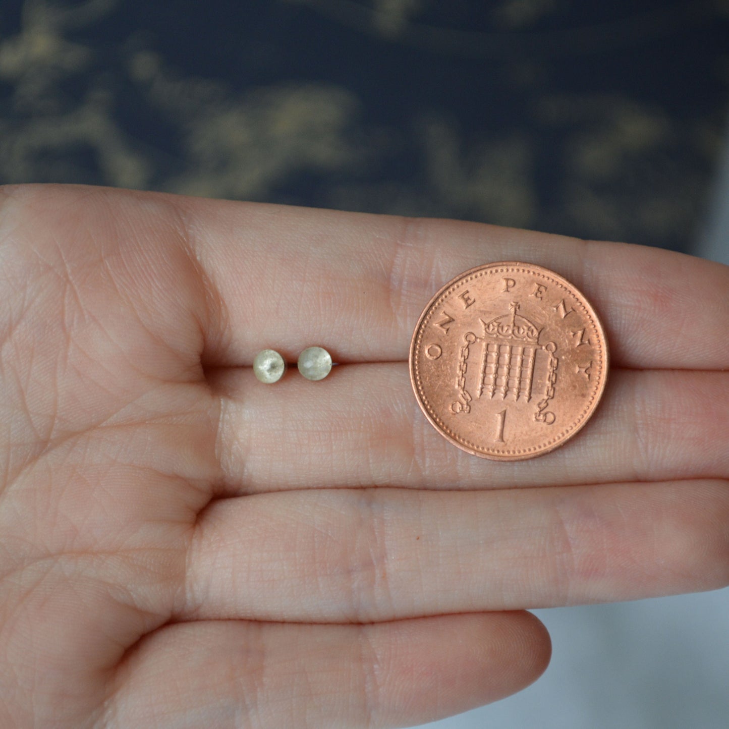 Tiny Sterling Silver Stud Earrings
