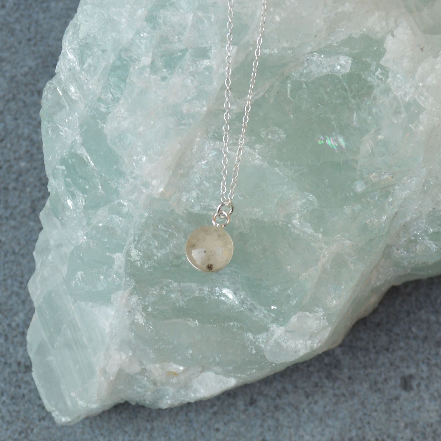 Small Moondust Necklace 925. Sterling Silver