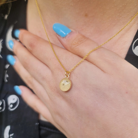 Small Moondust Necklace Gold