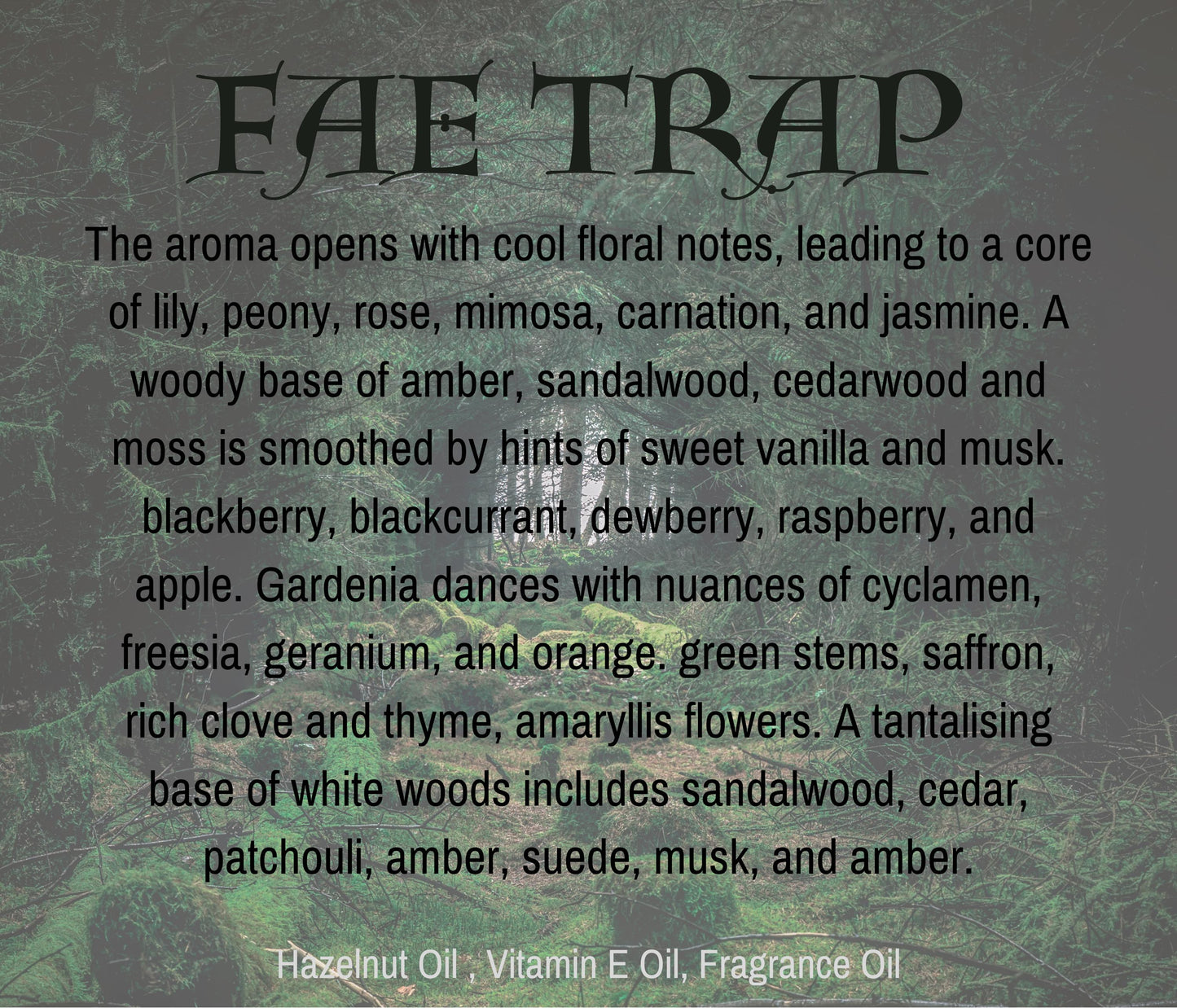 Fae Trap Fragrance Oil